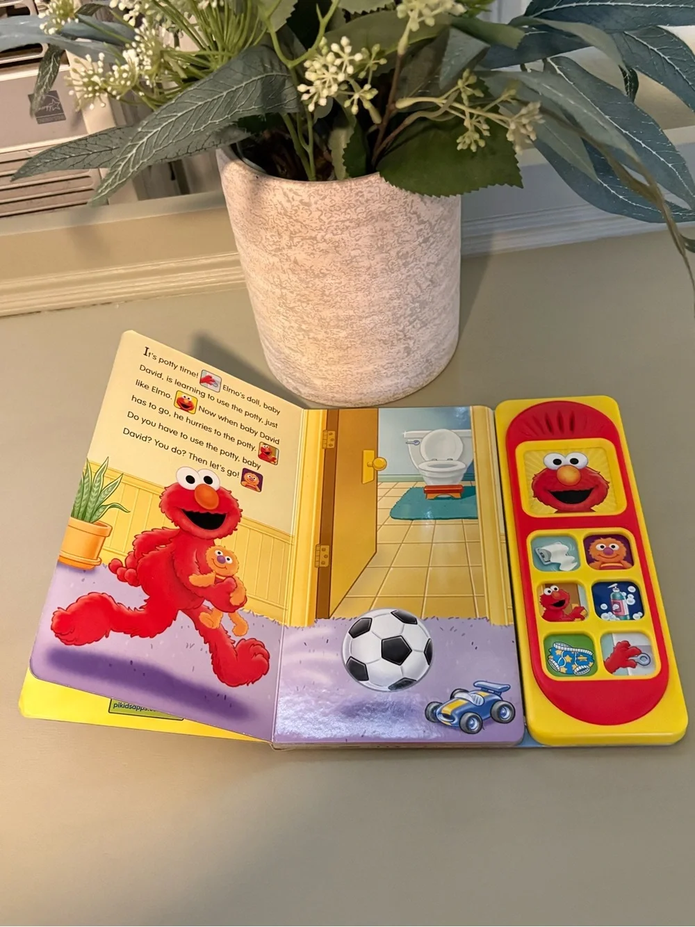Sesame Street Elmo Potty Training Sound Book - Red,  & Night Night Elmo